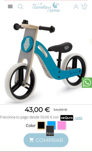 Bici sin pedales