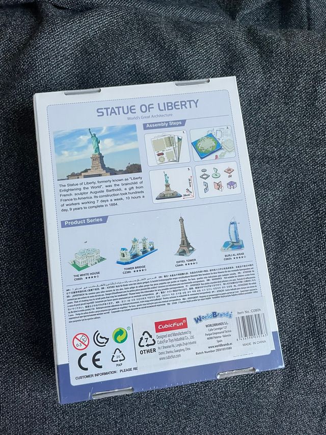 Puzzle 3D Statue of Liberty (Cubic Fun C080H)