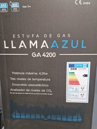 Estufa gas LLAMA AZUL
