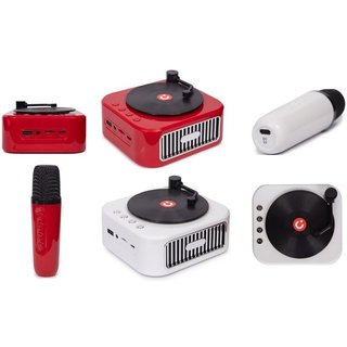 Altavoz con Karaoke Kooltech SP Vinyl 1