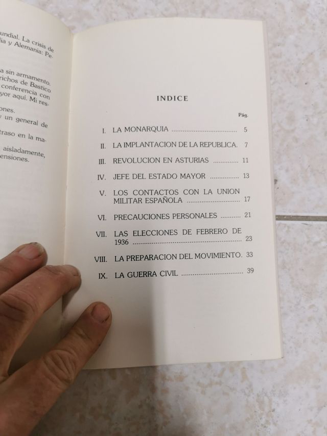 Apuntes personales del Generalísimo sobr
