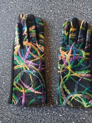 Guanti donna colorati artigli