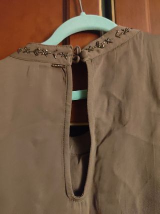 Top blusa IKKS con flecos