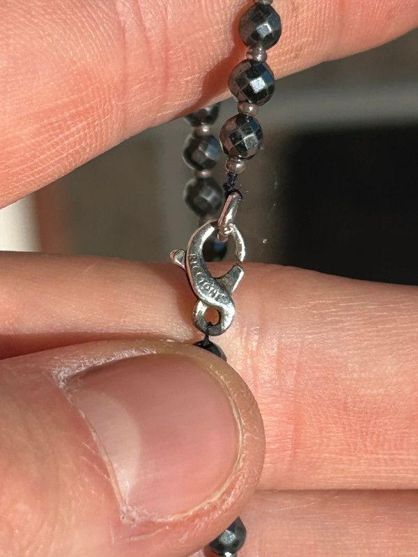 Bracciale braccialetto uomo donna unisex argento