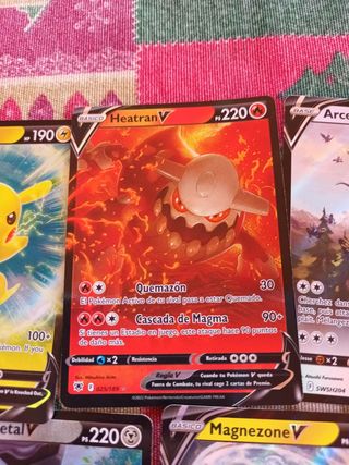 7 cartas pokemon V