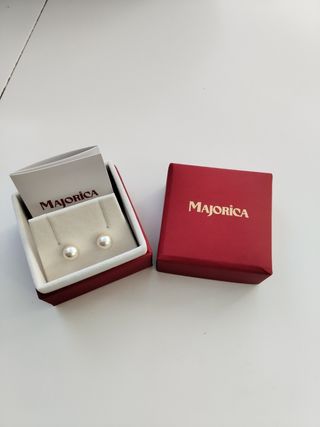 Preciosos pendientes perla Majorica