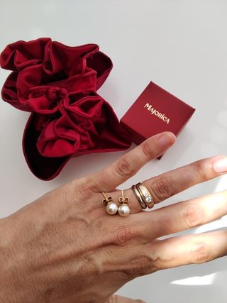 Preciosos pendientes perla Majorica