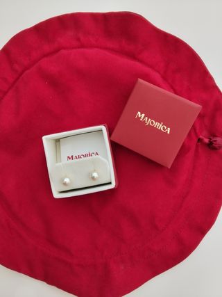 Preciosos pendientes perla Majorica