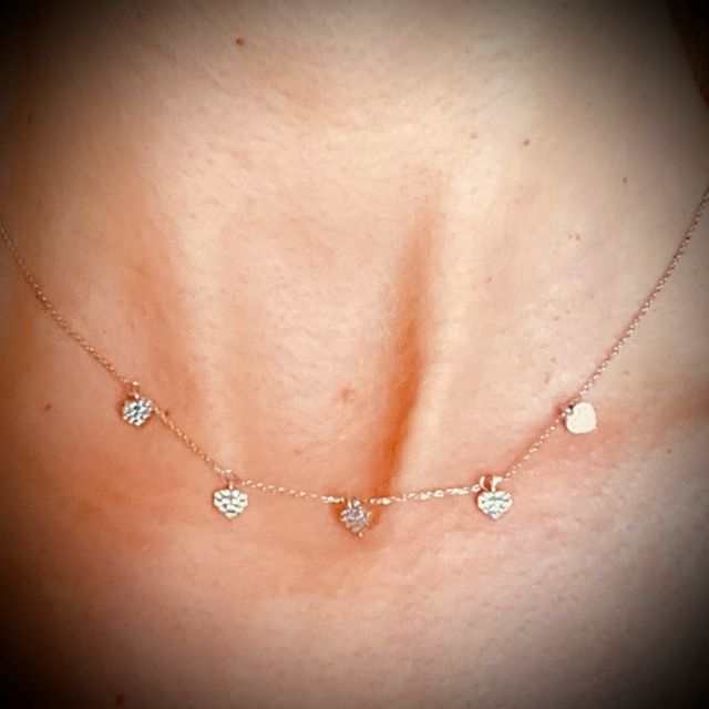 Collar Oro 375 y Zirconia Cubica