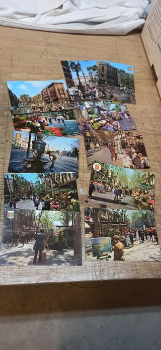 BARCELONA LOTE POSTALES