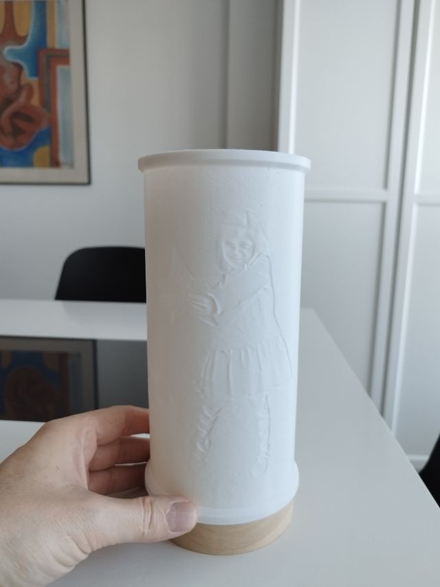 Lámpara litofania personalizada