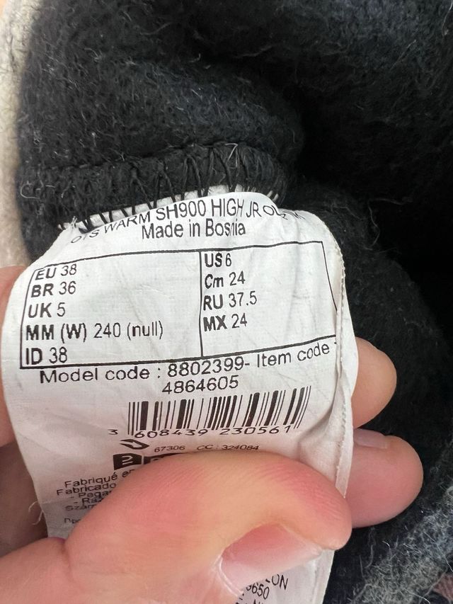 Botas nieve y apreski piel impermeables