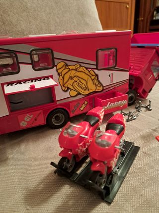 Camion juguete porta motos