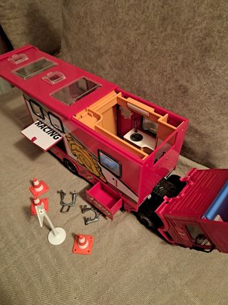 Camion juguete porta motos