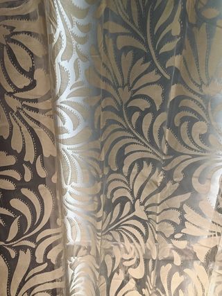 Tende sottili Ikea beige/giallo 60% viscosa