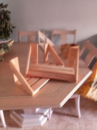 Juego dos baldas madera pino macizo