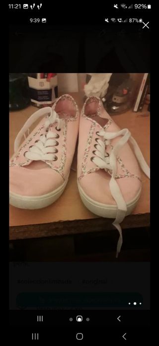 Lote Zapatillas Bambas mujer, 8 euros.