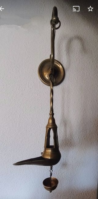 Candil de bronce, finales siglo XIX