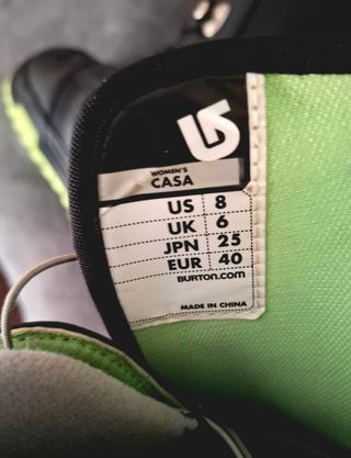 Botas Snow Burton 40