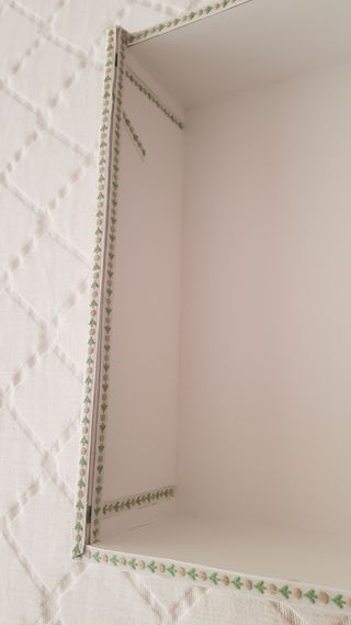 Caja vino portuguesa decorada vintage