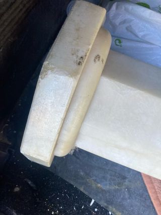 Pedestal mármol robusto 87x27 cm