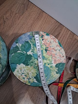 Set de 3 cajas metálicas con tapa vintag