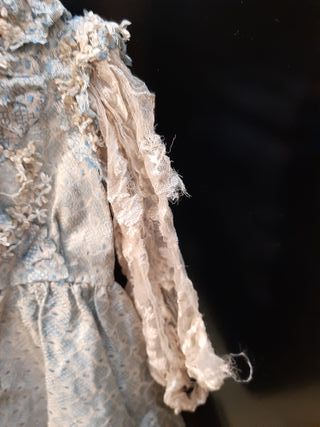 VESTIDO ANTIGUO DE SEDA