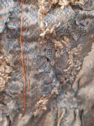 VESTIDO ANTIGUO DE SEDA