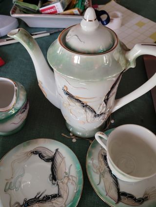 Juego de café siluro años 90