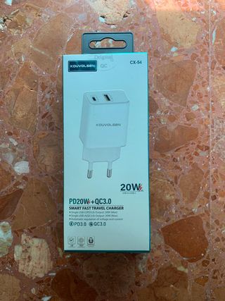 Enchufe cargador tipo C + usb
