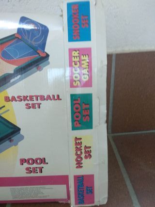 Tablero mesa multijuegos 5 juegos en 1