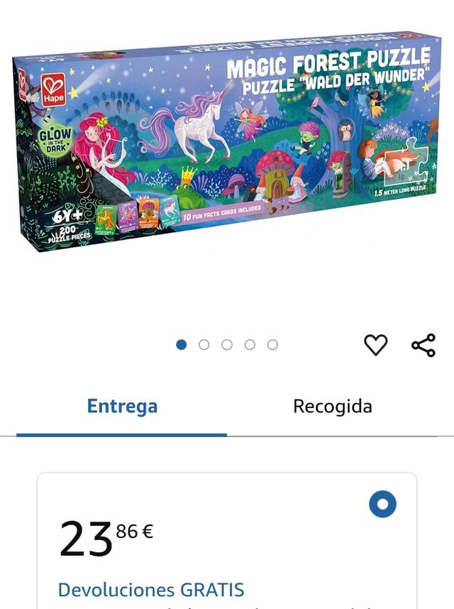 Puzzle Magic Forest 200p
