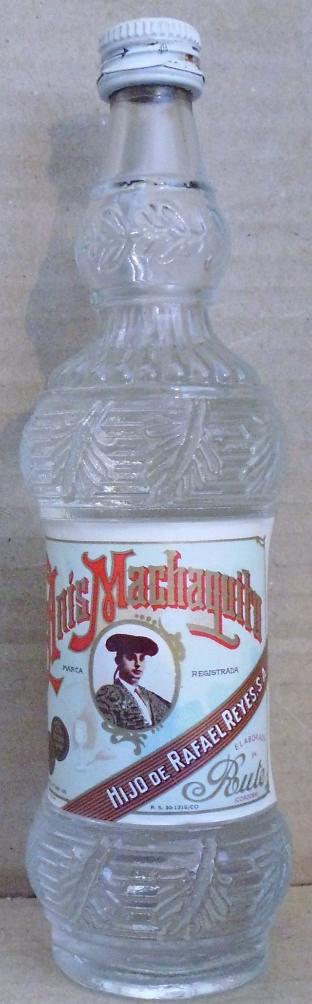 Botellin de anis Machaquito con muchos años