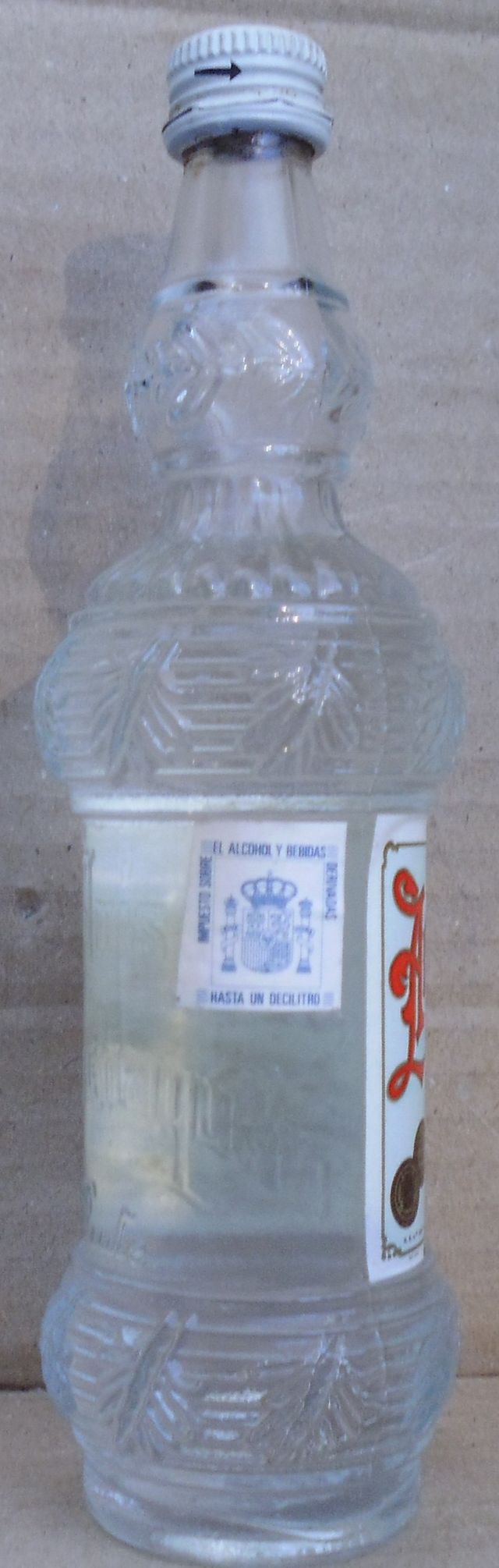 Botellin de anis Machaquito con muchos años