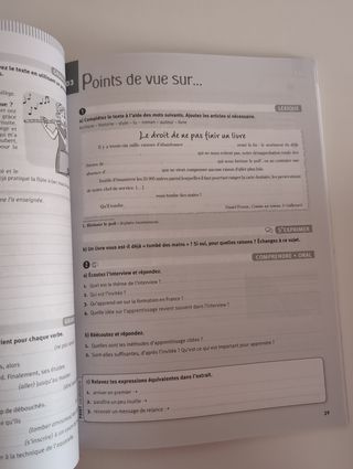 Cuaderno actividades francés Alter Ego 3 B1