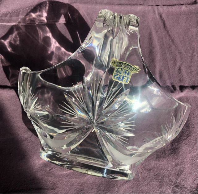 Cesta cristal de Bohemia