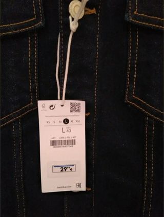 Cazadora Vaquera Chico Talla L