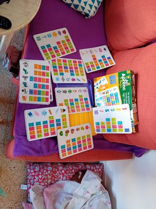 Juego de mesa. Jo aprenc a llegir de Disset