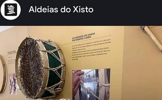 Traditional bass drum in natural leather