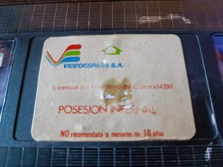 Posesión Infernal VHS