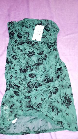 Camiseta top de vestir 