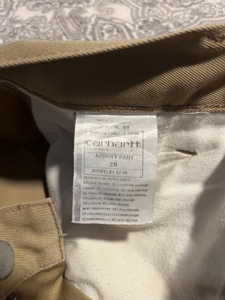 Pantalón Carhartt Wip Abbot W28 L 30