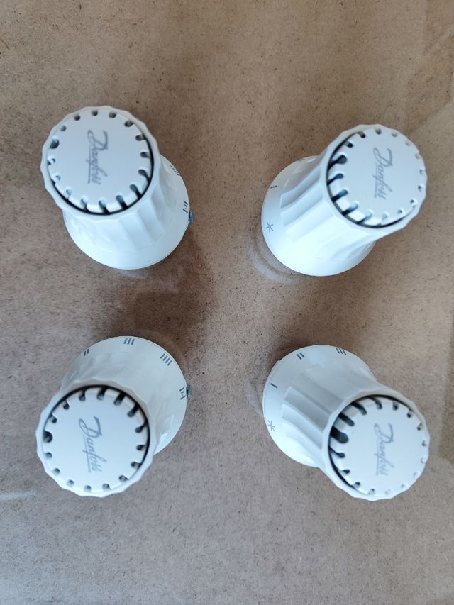 Set 4 valvole termostatiche Danfoss