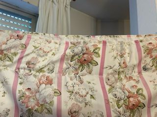 Conjunto colcha, cojines y cortinas