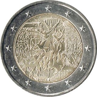 8 Monedas 2 € Francia conmemorativas