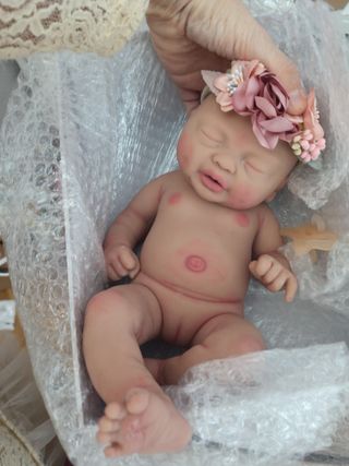 Reborn silicona 35 cm