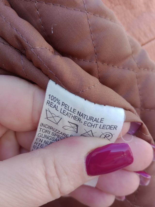 Giubbotto pelle/pelliccia