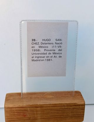 HUGO SÁNCHEZ 39 LIGA 83-83 ATLETICO MADRID