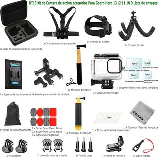 Accesorios cámara GoPro Hero. NUEVO sin usar.