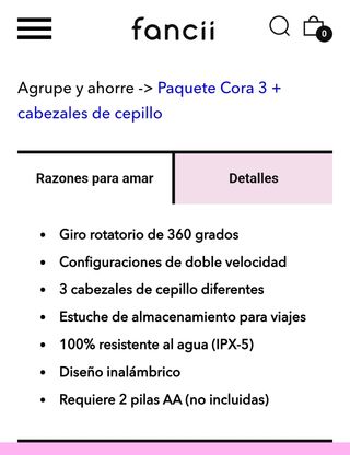 CEPILLO FACIAL Fancii Cora3